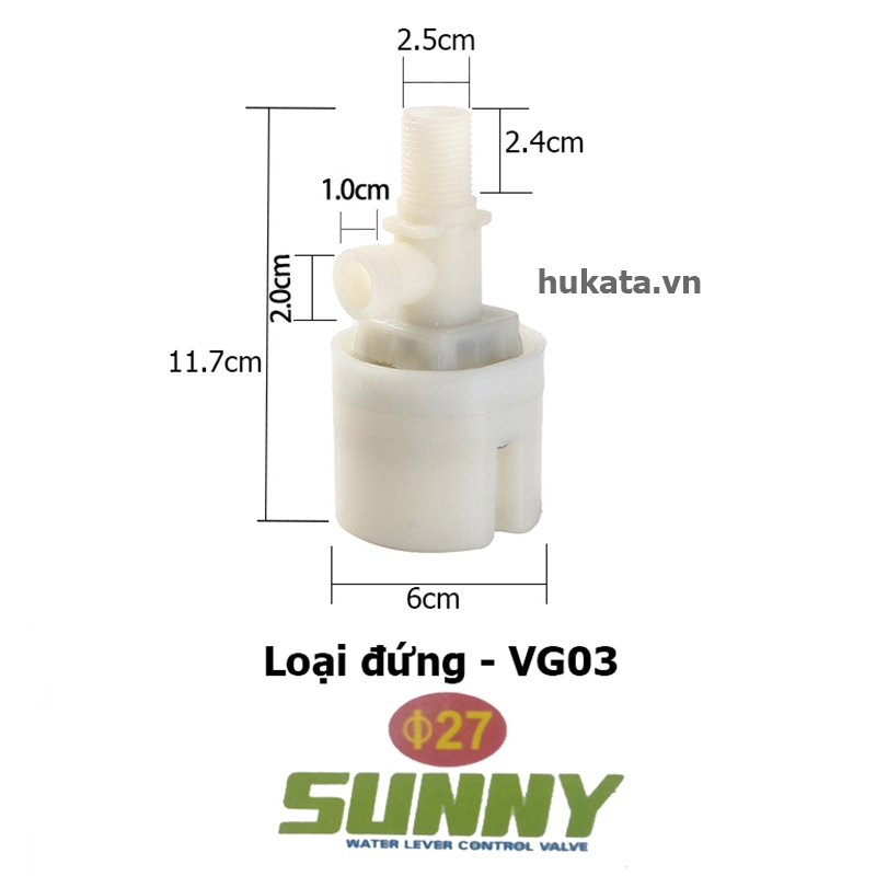 ee88ap thông minh Sunny phi 27 mm 10 phao co thong minh dung phi 27