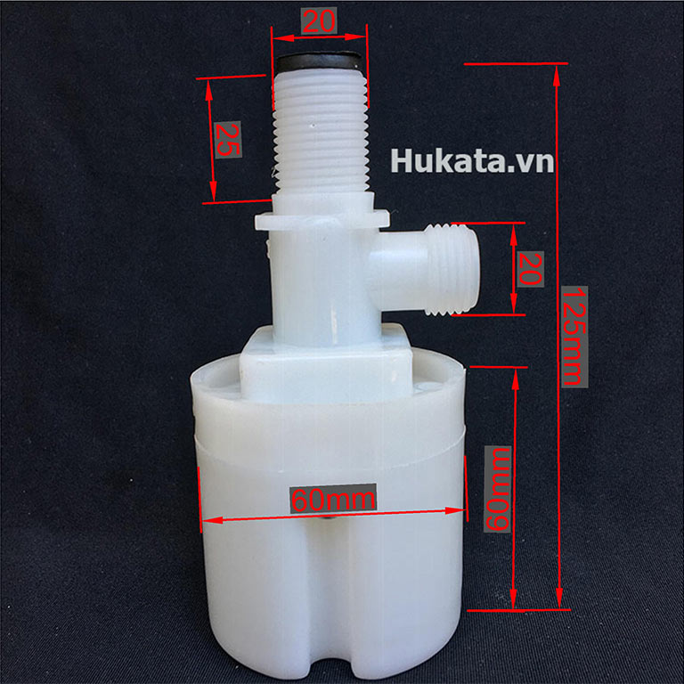 Van phao cơ thông minh SunniBank chống tràn bồn nước phi 21 mm 12 phao co thong minh sunibank dung phi 21 kich thuoc