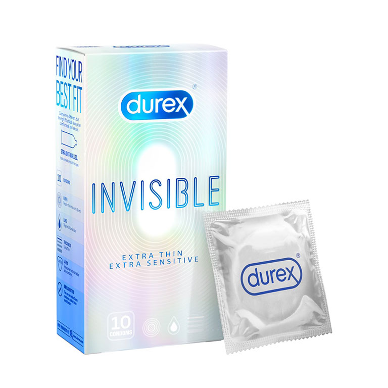 Review các loại bao cao su Durex - Bí mật của sự hưng phấn 2 bao cao su durex invisible extra sensitive to