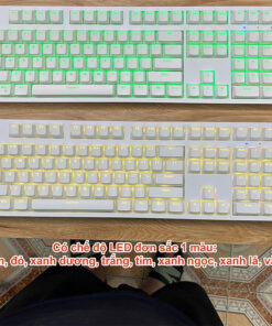Bàn phím cơ không dây full size Noppoo F108 6 ban phim co noppoo f108 2